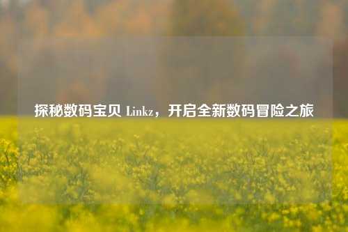 探秘数码宝贝 Linkz，开启全新数码冒险之旅