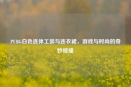 PUBG白色连体工装与连衣裙，游戏与时尚的奇妙碰撞