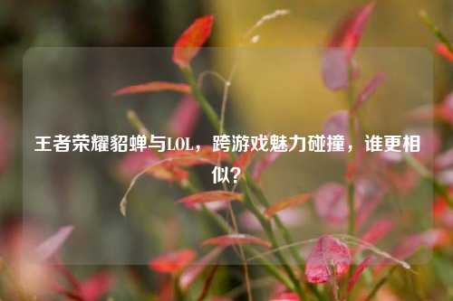王者荣耀貂蝉与LOL，跨游戏魅力碰撞，谁更相似？