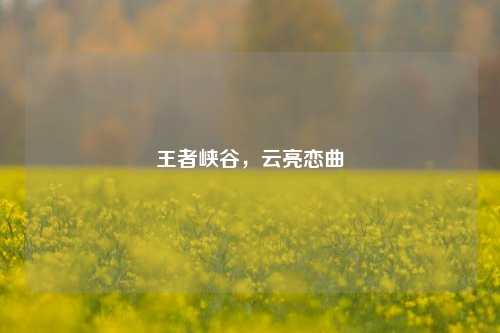 王者峡谷，云亮恋曲