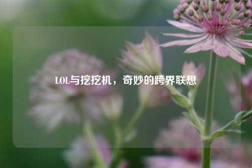 LOL与挖挖机，奇妙的跨界联想