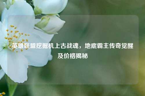 英雄联盟挖掘机上古战魂，地底霸主传奇觉醒及价格揭秘